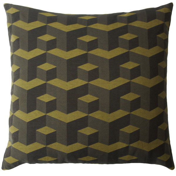 Square Feathers Prague Throw Pillow by Ron McIntyre Perigold